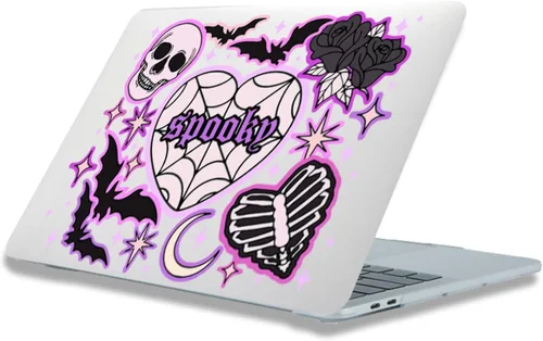 Vista 33 de Funda compatible con MacBook Air de 15 pulgadas M5 M4 M3 M2 2023 Negro (Black Lace)