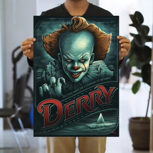 Vista 2 de MIGHTYPRINT IT: Capítulo Dos – Coraje para regresar – Arte de pared duradero de 17 x 24 – NO hecho de papel – Coleccionable con licencia