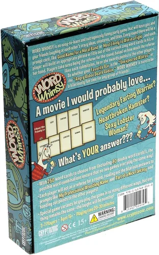 Vista 2 de Cryptozoic Entertainment Juego de mesa Word Whimsy