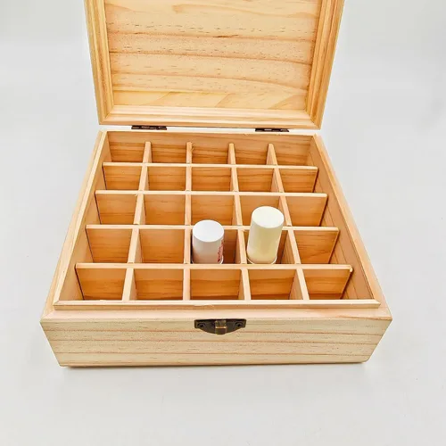 Vista 4 de Anktily Caja organizadora de almacenamiento de madera sin terminar con tapa, caja de madera sin pintar para recuerdos pequeños, joyas, estuche