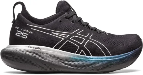 Vista 4 de ASICS Zapatillas de running Gel-Nimbus 25 Platinum para mujer, negro, plateado
