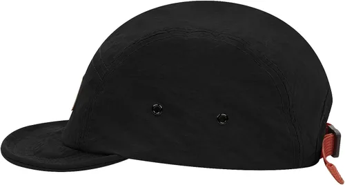 Vista 2 de CLAPE Gorra de béisbol de 5 paneles de camionero corto retro, gorra de béisbol informal con ala plana, gorra de árbitro para papá, gorra de sol