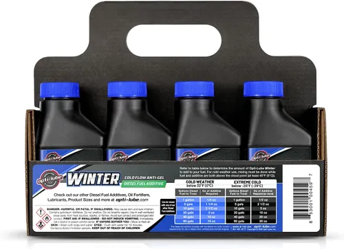 Vista 2 de Opti-Lube ADITIVO de combustible diesel anti-gel de invierno: botellas de 4oz (paquete de 8)
