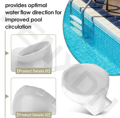 Vista 3 de Boquilla de piscina en ángulo mejorada para piscinas Intex Bestway 26165EH