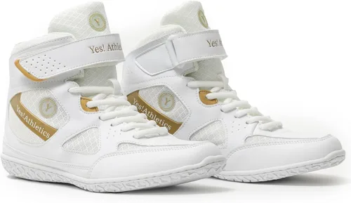 Vista 7 de Yes! Athletics Champion1 Wrestling Shoes for Women and Girls - Lightweight, Durable Athletic Shoes for Boxing, Weightlifting, MMA, Kickboxing
