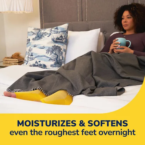 Vista 2 de Dr. Scholl's Renovación de Pies Ásperos y Secos Ultra - Tratamiento Nocturno con Crema para Pies Nocturna de 3 oz con Aloe, Aceite de Coco y Urea
