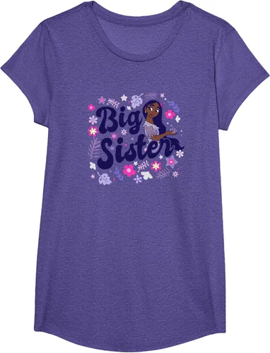 Vista 19 de Disney Encanto Isabela Madrigal Big Sister - Camiseta floral, gris, S Asfalto