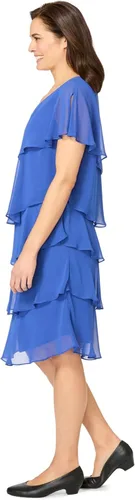 Vista 2 de Woman Within Vestido de tres niveles en tallas grandes para mujer