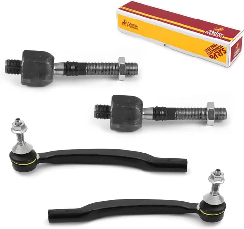 Vista 199 de Metrix Premium Chassis Parts - Kit de 4 piezas de extremos de barra de acoplamiento frontal exterior e interior compatible con Nissan Pathfinder