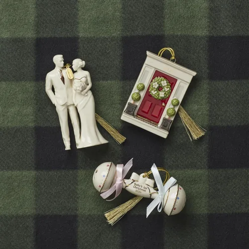 Vista 6 de Lenox 898583 2026 Adorno de sonajero navideño para bebés