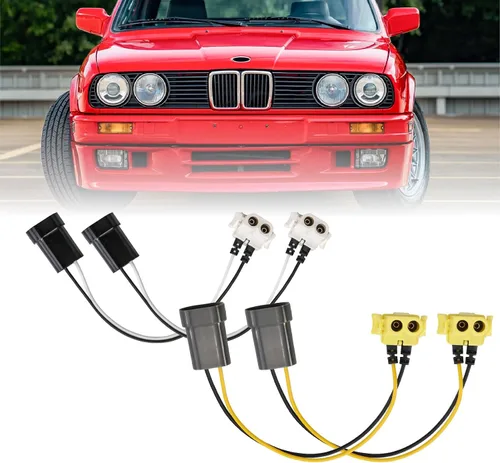 Vista 12 de USR Pre Face 84-86 E30 EURO OE Style Lente Clara Esmerilada Luz Trasera Set de Lámpara Trasera (Izquierda + Derecha) Compatible con 1984-1986 BMW