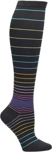 Vista 24 de Nurse Mates Calcetines de pantorrilla para mujer Compresión de 12-14 mmHg Soporte y comodidad superiores 1 par Tinte espacial Aqua Breeze