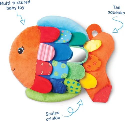 Vista 12 de Melissa & Doug Flip pescado suave juguete de bebé.