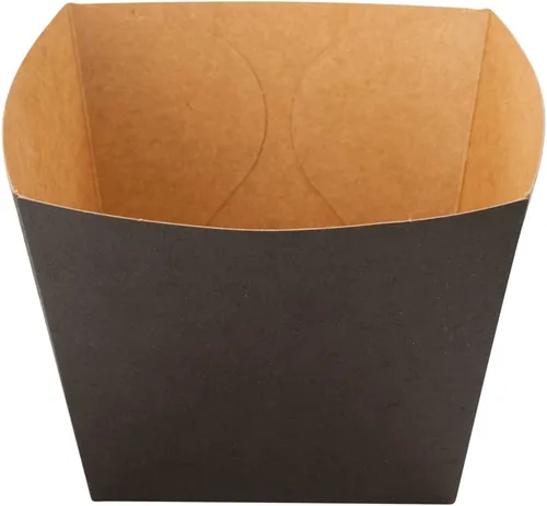 Vista 10 de Restaurantware Caja cuadrada de papel negro, 4.3 x 3.2 pulgadas, paquete de 200