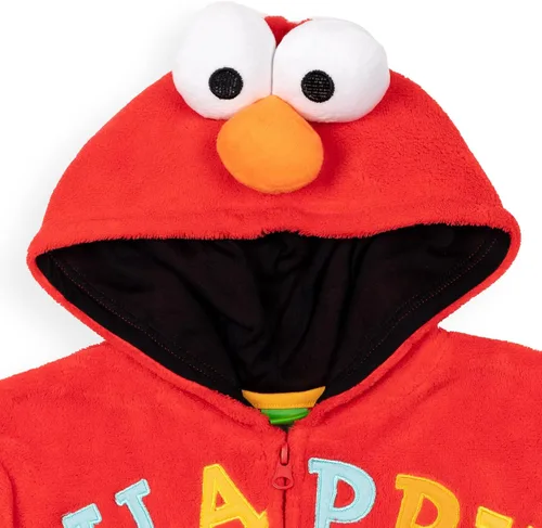 Vista 5 de Sesame Street Sudadera con capucha con cremallera para bebés y niños pequeños de Cookie Monster