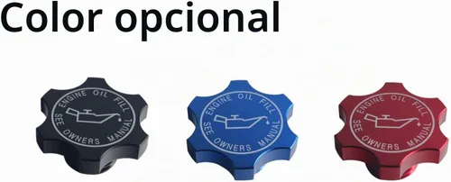 Vista 5 de DEWHEL Tapa de llenado de aceite de motor de aluminio con junta tórica compatible con Chrysler Dodge Jeep Ram Mitsubishi Mini 1993-2020 Número