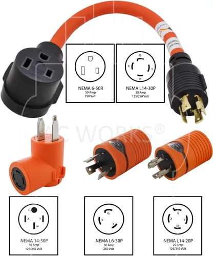 Vista 2 de AC WORKS Adaptador de soldador 6-50 (kit de soldador 6-50)