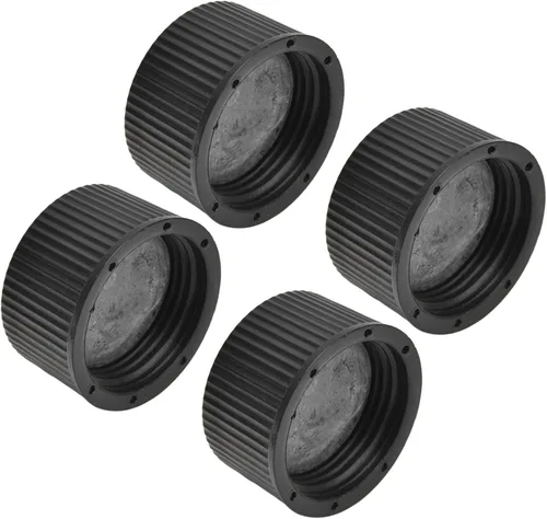 Vista 9 de Paquete de 4 tapas de drenaje y juntas de repuesto para tanque de arena de piscina, plástico duradero, rosca interna de 1.3 pulgadas, accesorios