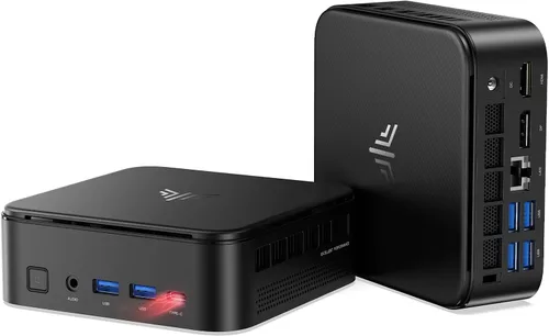 Vista 12 de KAMRUI Mini PC, E3B 32 GB RAM 512 GB SSD Mini computadoras para juegos AMD Ryzen 5 7430U Micro computadora de escritorio