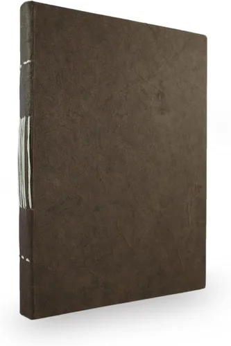 Vista 10 de Nepali Keeper Journal with Handmade Lokta Paper, 5x7 Inch, Sage