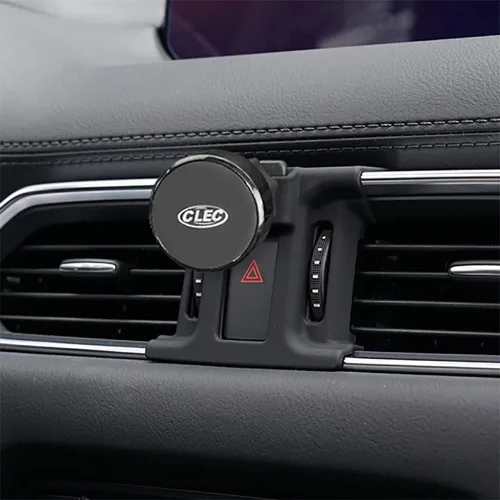 Vista 11 de Beerte Soporte para teléfono compatible con Mazda CX-5 2017 2018 2019 2020 2021, ventilación de aire ajustable, soporte de teléfono celular