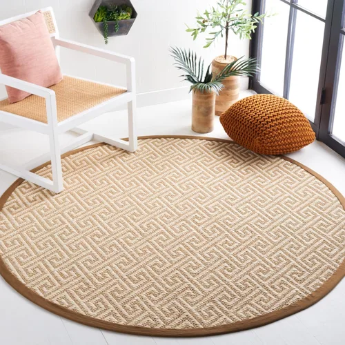 Vista 6 de SAFAVIEH Natural Fiber Collection - Alfombra de pasillo de 2 pies 6 pulgadas x 8 pies, natural, diseño de sisal griego, fácil cuidado, ideal