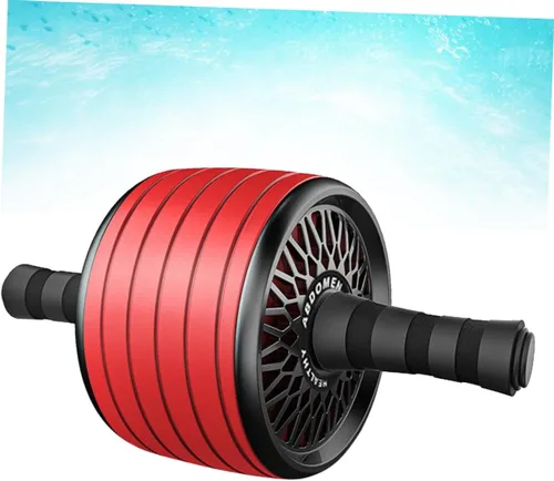 Vista 3 de Zerodeko Silent Ab Roller - Dispositivo de fitness para gimnasio en casa, asas antideslizantes, entrenador de núcleo ligero para hombres y mujeres