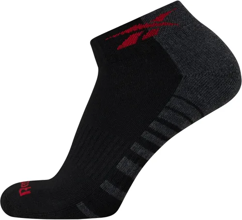 Vista 6 de Reebok Calcetines atléticos para hombre con cojín cómodo (paquete de 12)
