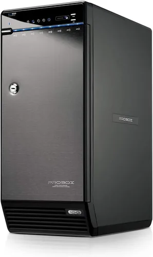 Vista 7 de Mediasonic PROBOX gabinete de HDD SATA con 4 compartimientos de 3.5 pulgadas, soporte para USB 3.0 eSATA, HDD SATA de 30TB (HF2-SU3S3)