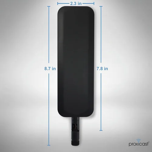 Vista 4 de Proxicast Antena universal de banda ancha 4G/5G/CBRS de 6 dBi con terminal giratorio omnidireccional (SMA macho) - Compatible con Cisco