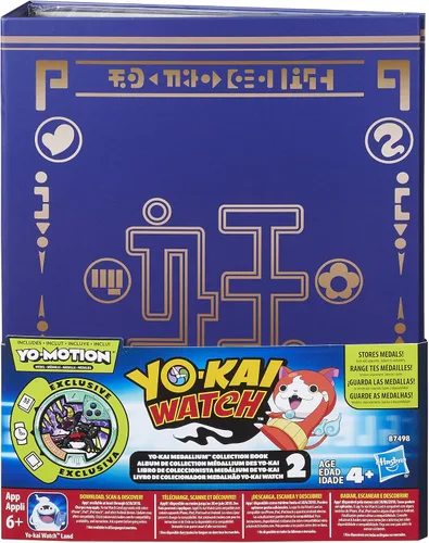 Vista 2 de Libro 2 de colección de medallas Watch Yo-kai, de Yo-kai
