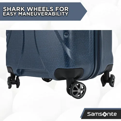 Vista 3 de Samsonite Tour Pro Golf Hard Case Travel Bag Lightweight, Durable ABS Shell, 360 Degree Multi-Directional Shark Wheels