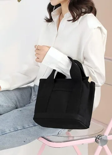 Vista 7 de Bolso de mano pequeño con cremallera para mujer, bolso cruzado de lona, bolso de hombro, bolso de mano, bolso de mensajero 2023