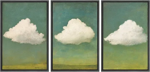 Vista 49 de SIGNWIN Lienzo enmarcado para pared, juego de arte de collage de hojas transparentes en blanco y negro, ilustraciones de naturaleza silvestre, arte