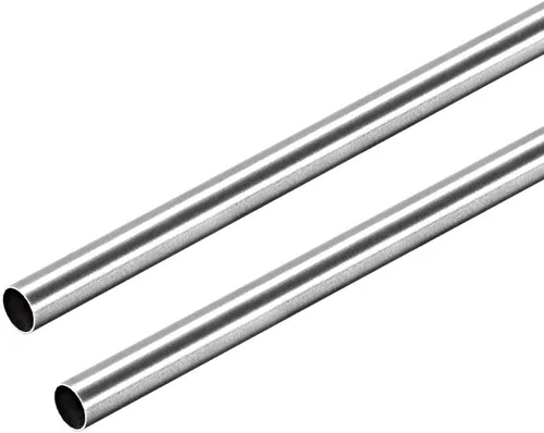 Vista 8 de uxcell Tubo redondo de acero inoxidable 304 0.118 in OD 0.008 in espesor de pared 9.843 in de longitud Tubo recto sin costura 2 piezas