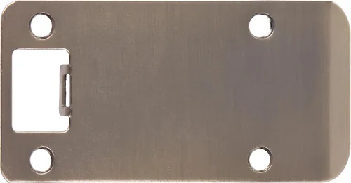 Vista 39 de Placa de impacto de esquina redonda con reborde extendido, 2-1/4" x 1-1/2", (2" de longitud total), latón antiguo de Stone Harbor Hardware