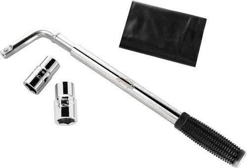 Vista 8 de EPAuto Llave de cruceta telescópica, llave para rueda con cuencas de CR-V (17/19, 21/22mm)