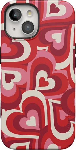 Vista 46 de Casely Funda para iPhone 15 Flores pintadas Frida Kahlo Floral Girly Funda atrevida Compatible con MagSafe