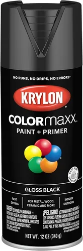 Vista 76 de Krylon K05554007 COLORmaxx Pintura en aerosol y base para uso en interiores y exteriores, color almendra satinada, 12 onzas (paquete de 1)