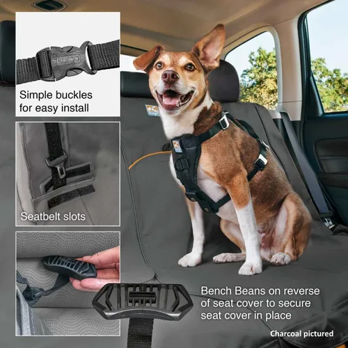 Vista 4 de Kurgo Rover - Funda para asiento de banco, color negro, 55 pulgadas