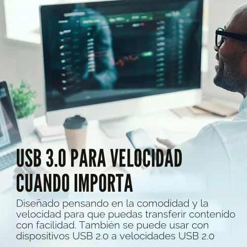 Vista 4 de PNY Unidad flash USB 3.0 Turbo Attaché 3 de 64 GB, color plateado (paquete de 5)