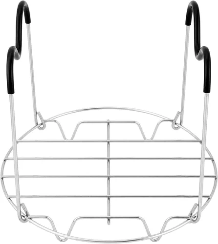 Vista 9 de Steamer Rack Trivet Compatible for 6 & 8 Qt Cooling Rack Trivet Accessory