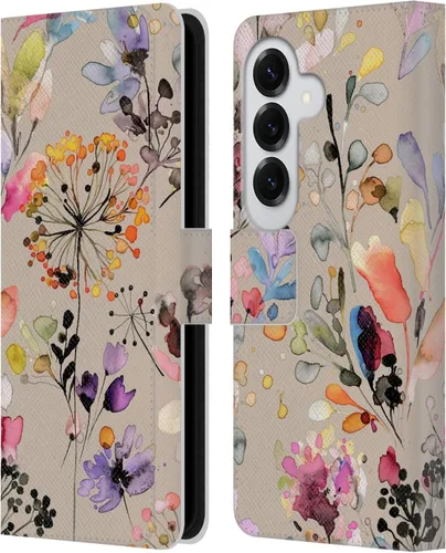 Vista 186 de Head Case Designs Officially Licensed Ninola Beige Wild Grasses Leather Wallet Case Compatible with Samsung Galaxy A07 4G