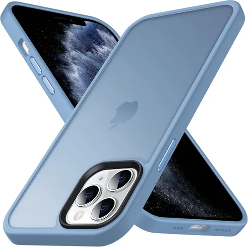 Vista 12 de Anqrp Funda diseñada para iPhone 11 azul [compatible con carga inalámbrica], [tacto sedoso] Funda delgada de silicona suave antiarañazos para iPhone