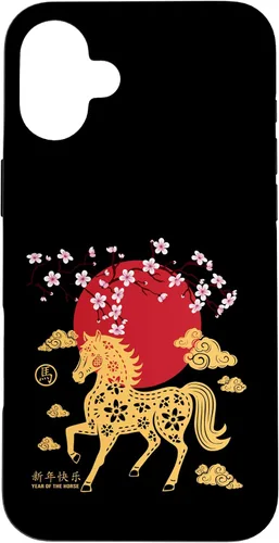Vista 23 de Chinese New Year 2026 Year of The Fire Horse Zodiac Sign Case for iPhone 17
