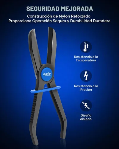 Vista 4 de OMT - Pinza de manguera de alicates, 3 piezas de largo alcance abrazadera de manguera para líneas de freno
