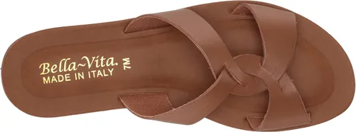 Vista 5 de Bella Vita Sandalias planas Ona-Italy Sparkle Slide para mujer