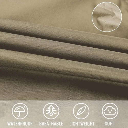 Vista 5 de SaphiRose Poncho de lluvia unisex con capucha impermeable para mujeres adultas