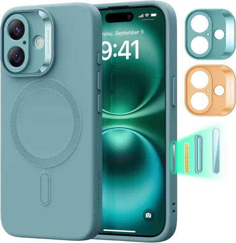 Vista 57 de ESR Funda para iPhone 11, compatible con MagSafe, protección de grado militar a prueba de golpes, funda magnética para iPhone 11, funda híbrida