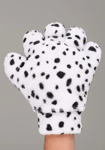 Vista 3 de Guantes de Disfraz de Dálmata para Adulto Multicolor
